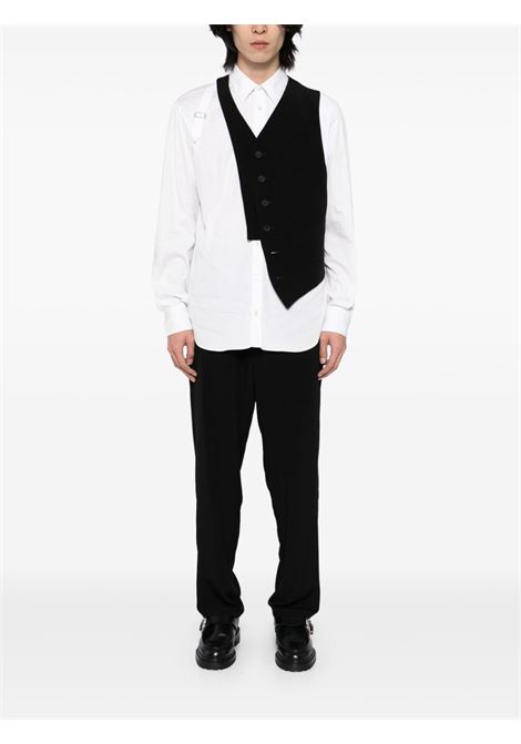 Black tuxedo slim trousers Yohji Yamamoto - men Yohji Yamamoto | HPP145001